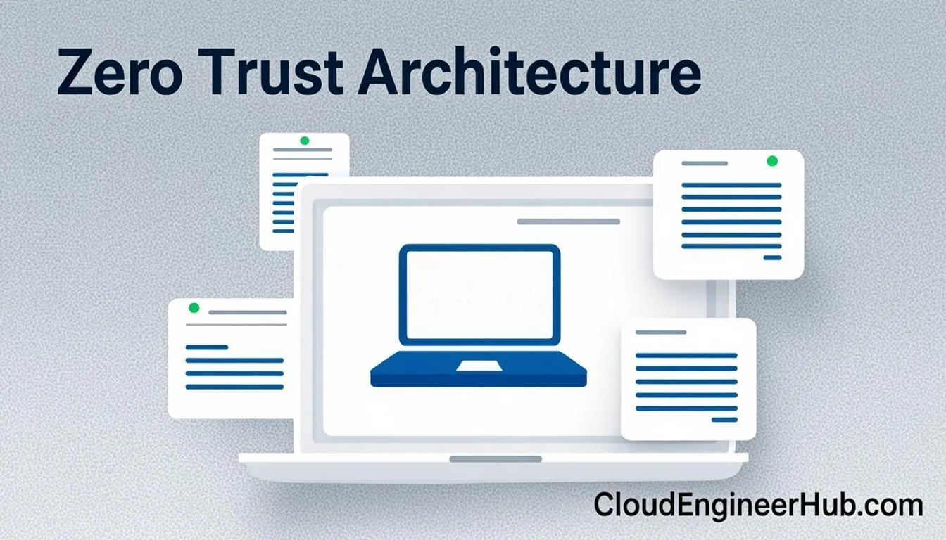 Feature illustration for the article: Zero Trust Architecture with Microsoft 365: Implementation Guide — CloudEngineerHub.com